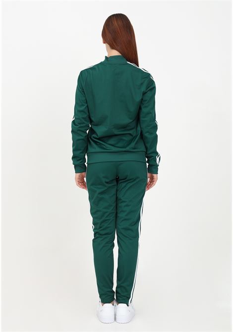 Essentials 3-Stripes green tracksuit for women ADIDAS PERFORMANCE | IJ8785.